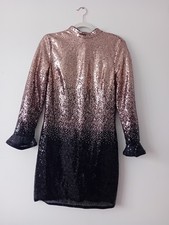 Abby Clancy Lipsy Ombre Sequin Dress Size 10 NWT  RRP £75