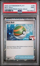 2023-24 Pokemon Play! Nest Ball Pokemon Prize Pack Series PSA 9