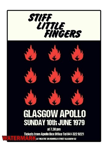 Stiff little fingers gig - little,