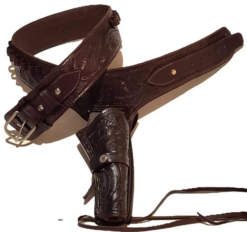 Tooled leather western - leather,