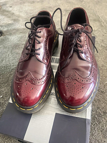 Martens burgundy leather - martens,