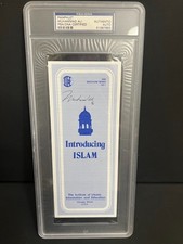 Muhammad Ali, Signed Islam Pamphlet /Brochure Series No 1 PSA/DNA Authenticated