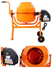 Portable Cement Mixer 3 Cu. Ft Electric Concrete Mixer Machine Mortar Stone Mix