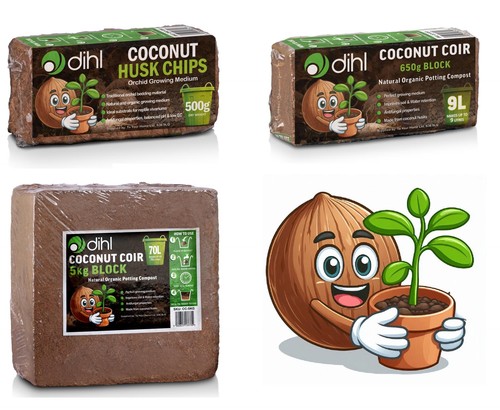 Coconut coir husk - coir, peat-free