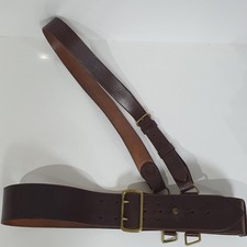 Original WW1 WW2 Leather Brass