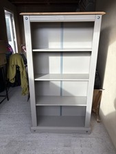 Corona Bookcase Grey Medium