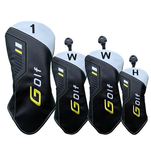 Golf club head covers - set, pu