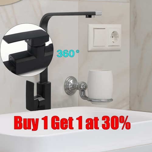 Modern black kitchen sink - modern, taps