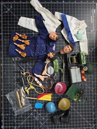 Vintage action man parts - man,