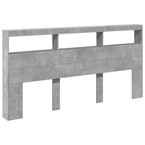 Headboard cabinet with led - headboard,