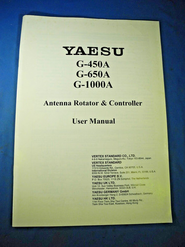 Oem yaesu 450a - yaesu, g-650a