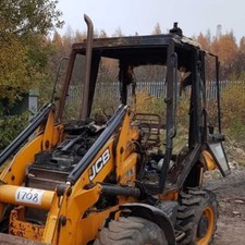 Jcb 2cx Airmaster Fire Damaged