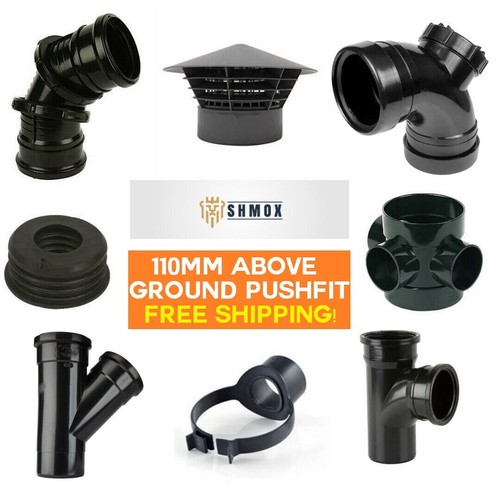 110mm black above ground - 110mm,