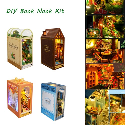 Wooden book nook - book, kit