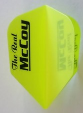 McCoy Xtra Strong Standard Fluro Yellow with Black Text The Real McCoy Dart Flig
