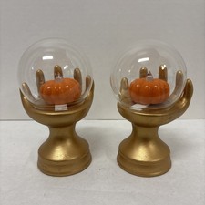 Crystal Ball Gold Open Hand