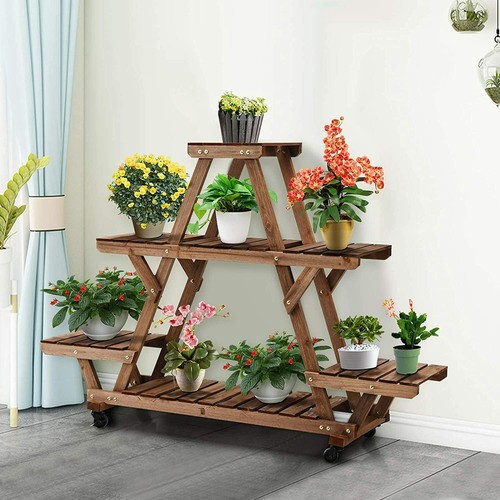 Multi tier wooden plant - multi,