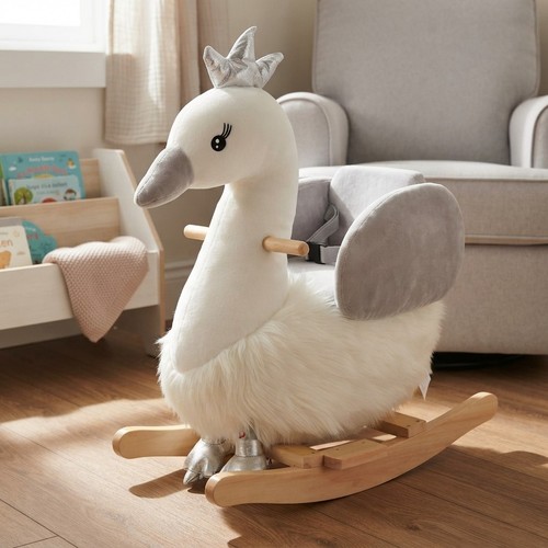 Kids rocking - kids, swan