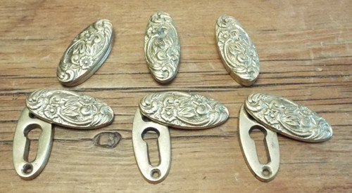 Recliamed brass escutcheon art - escutcheon,