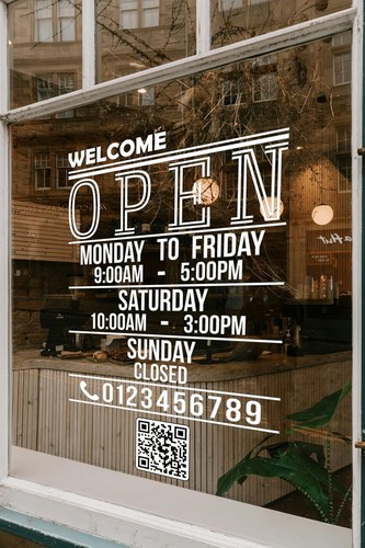 Custom opening hours window - custom,