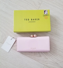 Ted Baker Pink Kattia Crystal Bobble Matinee Purse Patent Leather BNWT Boxed