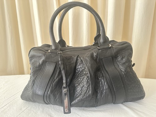 Burberry prorsum black leather - prorsum,