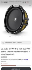 JL Audio 12TW1-4  single voice