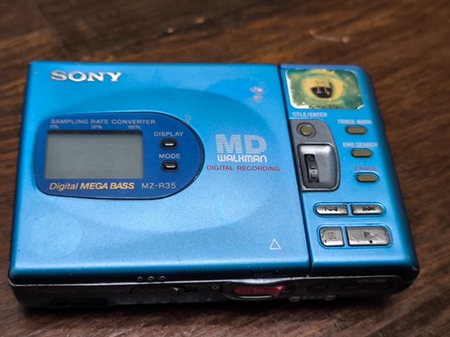 Sony r35 portable minidisc - mz-r35,