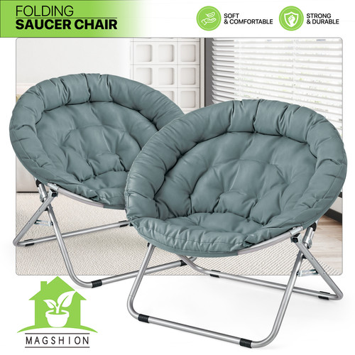 Foldable teal lazy saucer - lazy,
