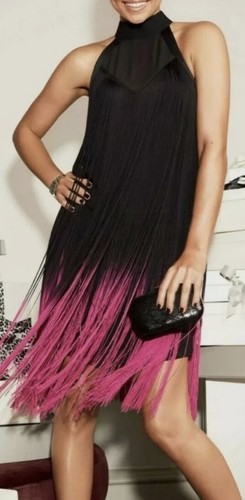 Karen millen black pink long - karen,