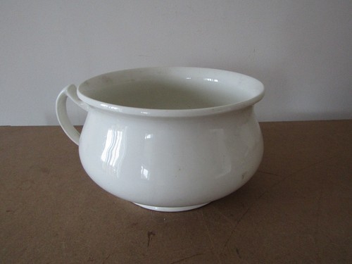 Chamber pot plain - pot, white