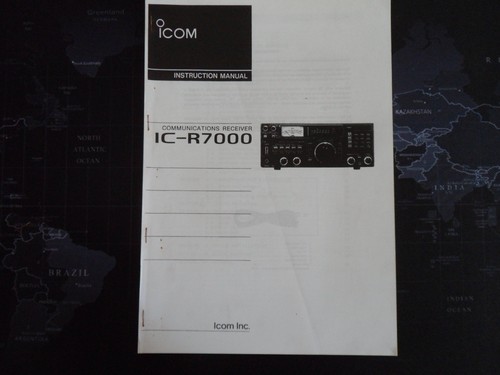 Icom r7000 instruction manual - icom, (instruction