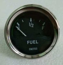 Smiths fuel gauge black chrome