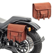 Motorcycle saddlebag pair / Vintage bag Craftride SV1 8 l brown