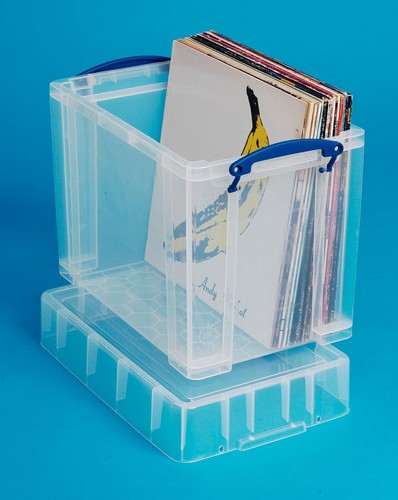 Clear plastic storage - storage, box