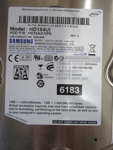 5tb samsung hd154ui hard - samsung,