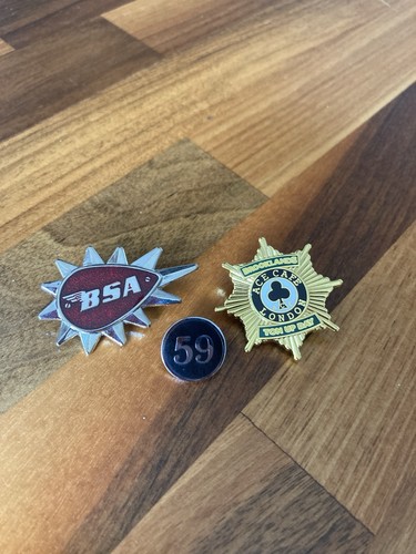 Club biker pin badges ace - club,