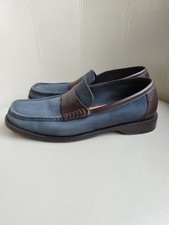 BALLY Designer Blue Suede/
