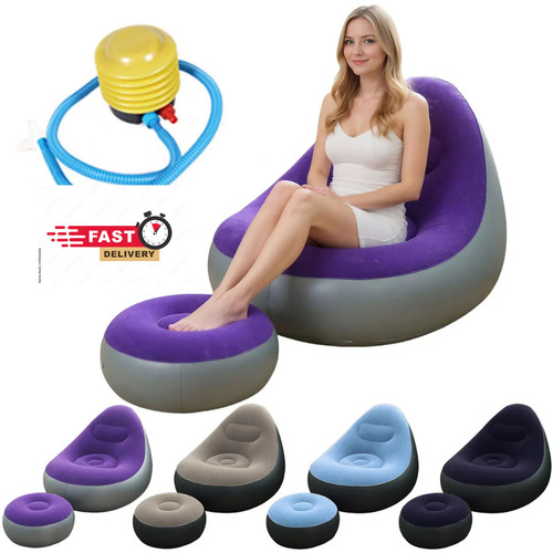 Flocking lazy sofa - lazy, with