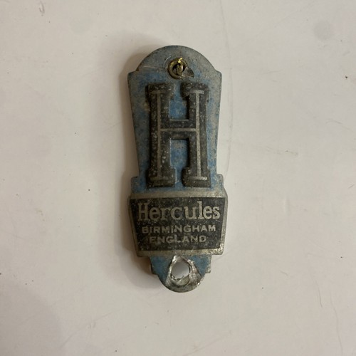 Hercules bicycle head badge - hercules,