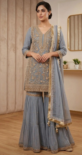 Women blue embroidered - women’s,