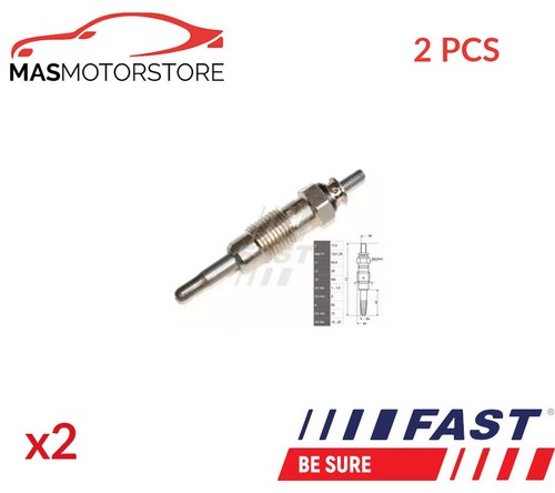 Engine glow plugs fast ft82722 - engine,