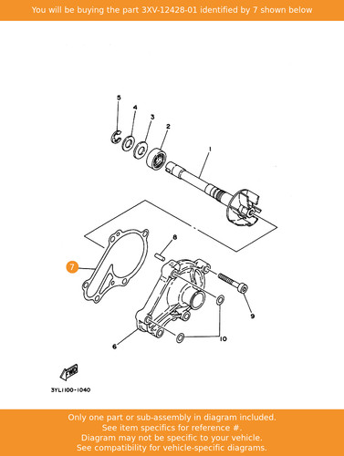 Yamaha gasket housing - gasket,,