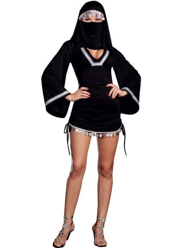 Ladies arabian genie princess - ladies,