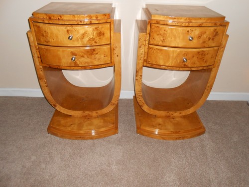 Birds eye maple pedestal