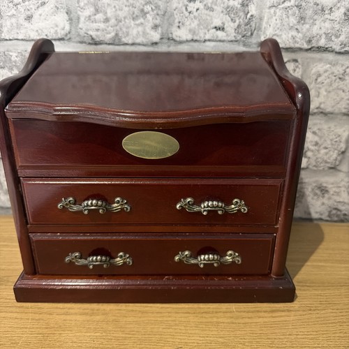 Musical wooden jewellery box - musical,