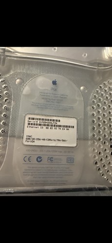 Apple imac vintage retro - g3,