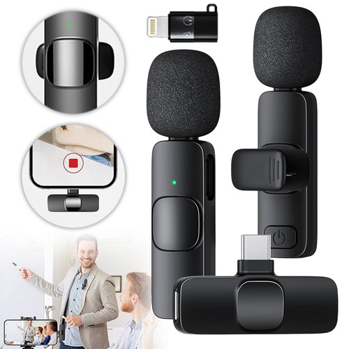 Dual wireless lapel microphone - lapel,