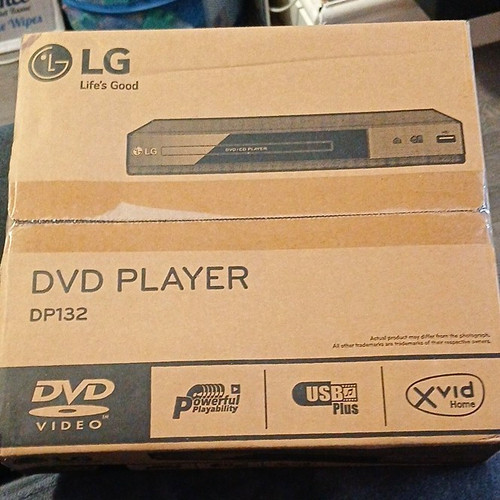 Dp132 dvd player - lg, usb