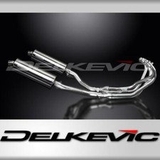 YAMAHA XJ600 DIVERSION 1992-04 FULL EXHAUST 350mm STAINLESS OVAL BSAU SILENCERS